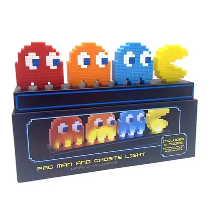 Lámpara Super Mario Bros Super Star Light Pixel Light juego de carga lámpara de escritorio